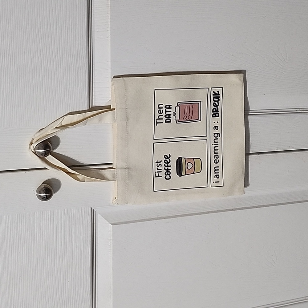 Cute little tote bag I received from work.